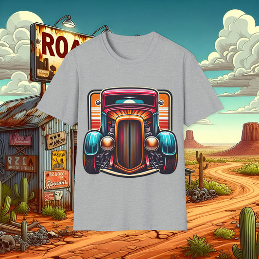 Toon Hot Rod 3 Unisex Softstyle T-Shirt