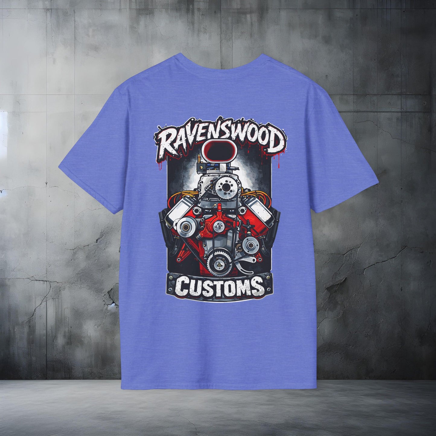 Ravenswood Customs Blown 354 Hemi Engine Graphic T-Shirt