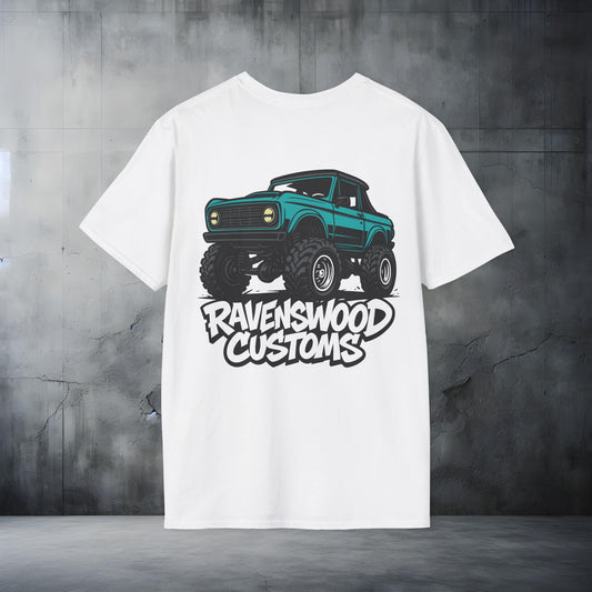 Ravenswood Customs Ford Bronco Unisex Softstyle T-Shirt