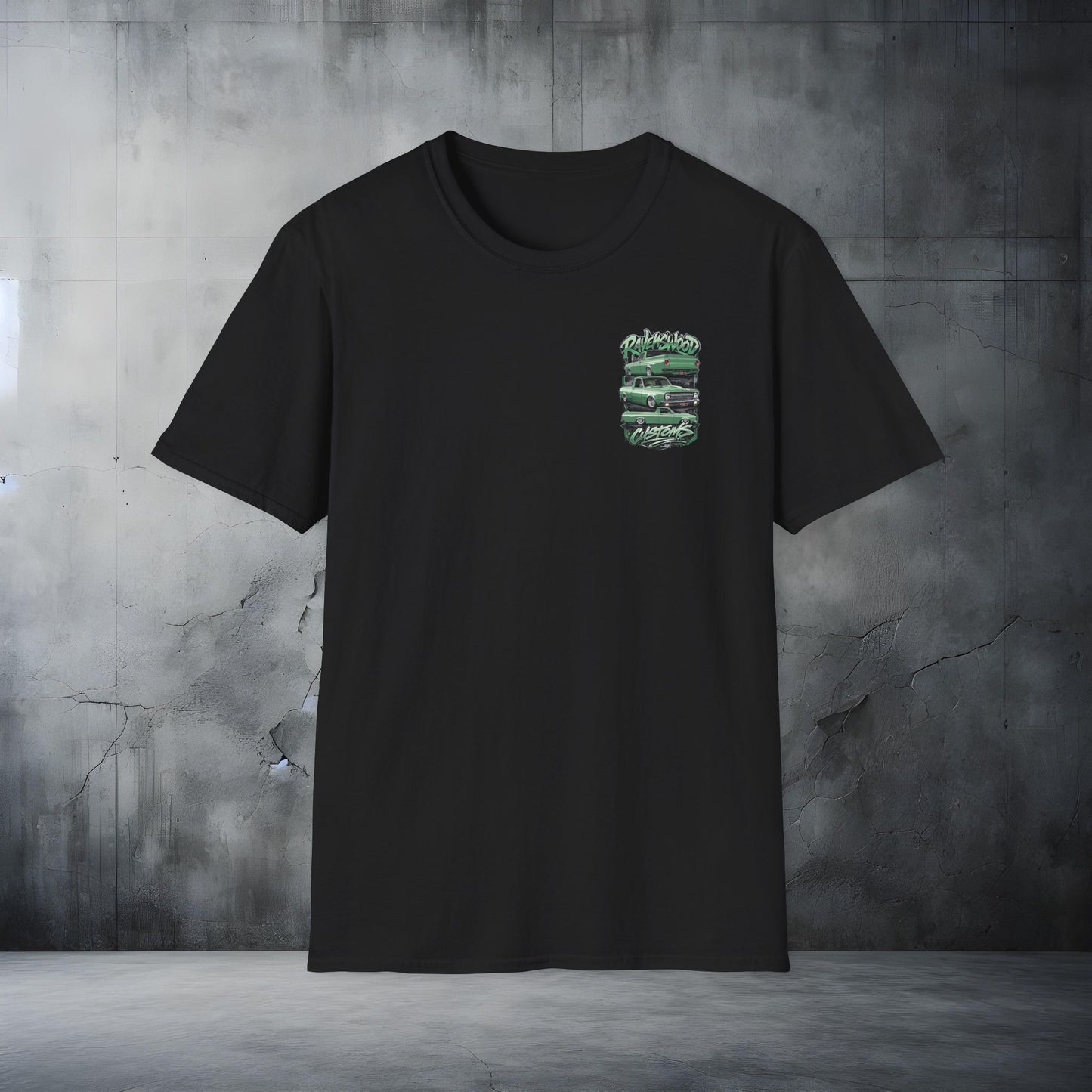 Ravenswood Customs XR Falcon Ute Classic Car Stack T-Shirt Vintage Muscle Car Graphic