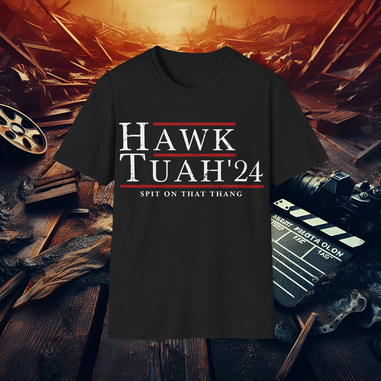 Hawk Tuah 24 Unisex Softstyle T-Shirt