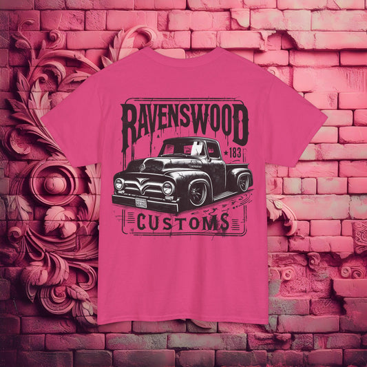 Ravenswood Customs Vintage Car Graphic Tee, Classic Car T-Shirt, Unisex Heavy Cotton Tee