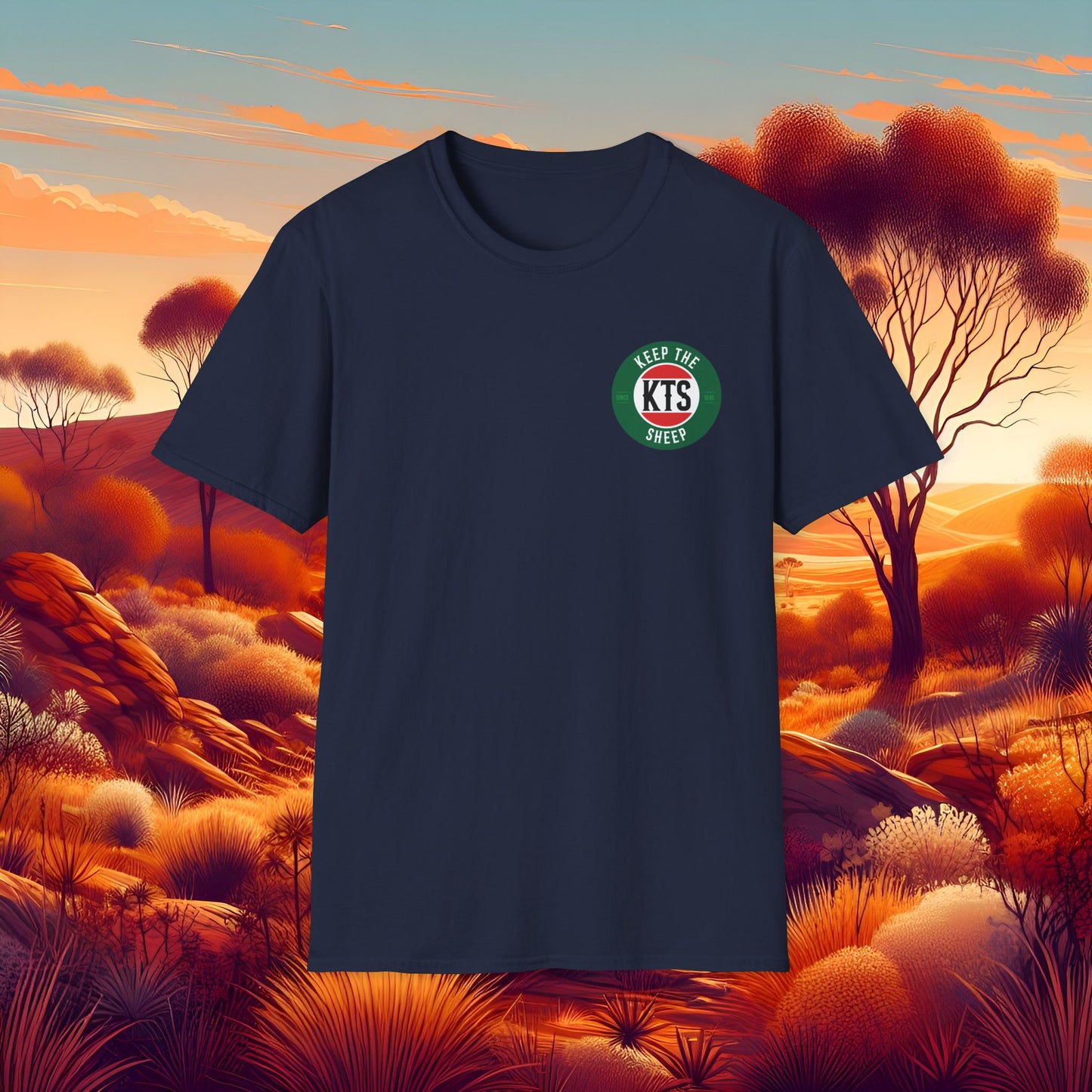 Keep the Sheep #keepthesheep Unisex Softstyle T-Shirt - Bold Graphic Tee for Keep the Sheep movement