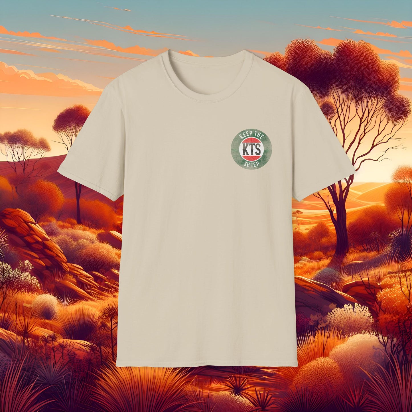 Keep the Sheep #keepthesheep Unisex Softstyle T-Shirt - Bold Graphic Tee for Keep the Sheep movement