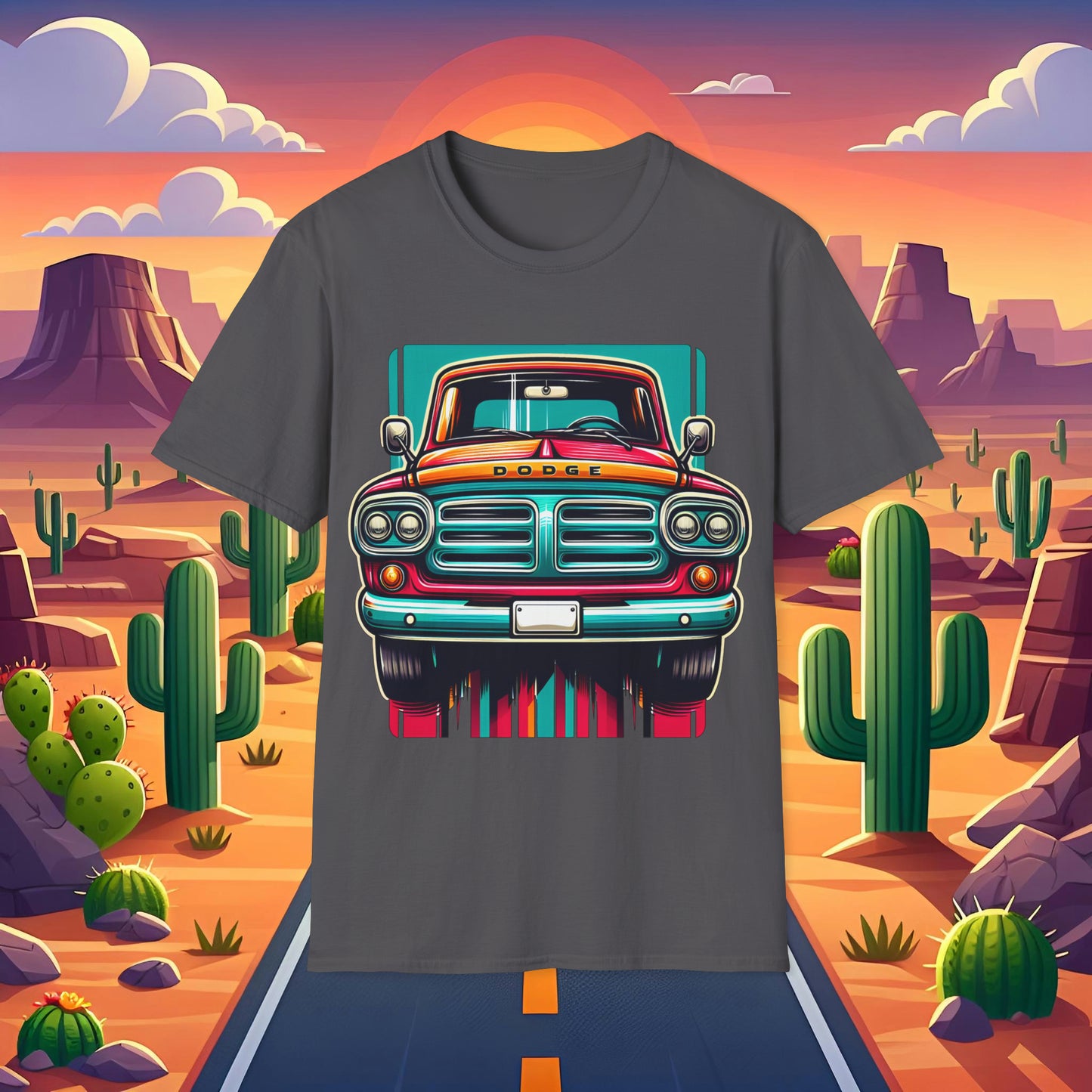 Toon Dodge 1 Unisex Softstyle T-Shirt