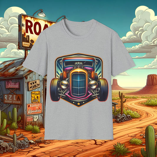 Toon Hot Rod 2 Unisex Softstyle T-Shirt