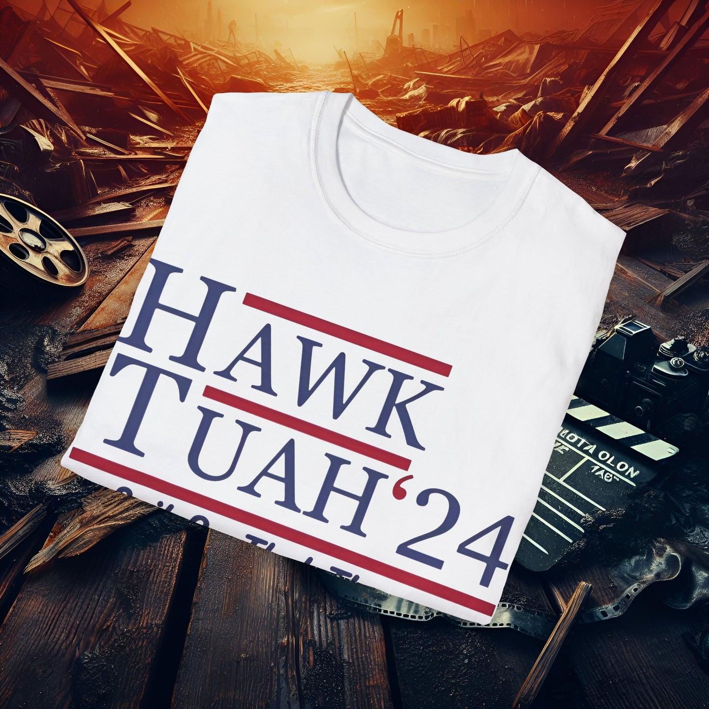 Hawk Tuah 24 Unisex Softstyle T-Shirt