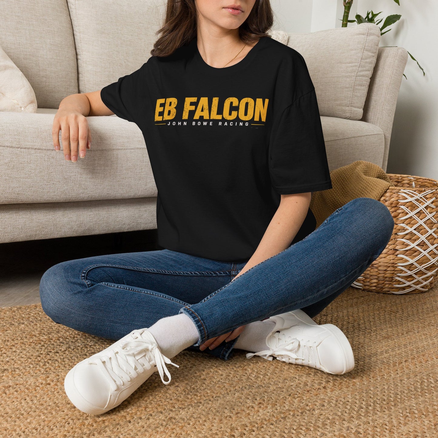 EB Falcon Racing T-Shirt John Bowe Vintage Motorsport Tee