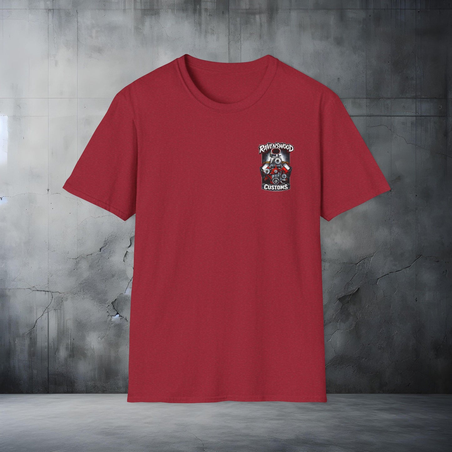 Ravenswood Customs Blown 354 Hemi Engine Graphic T-Shirt