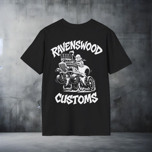 Ravenswood Customs Highboy Hot Rod Unisex Softstyle T-Shirt