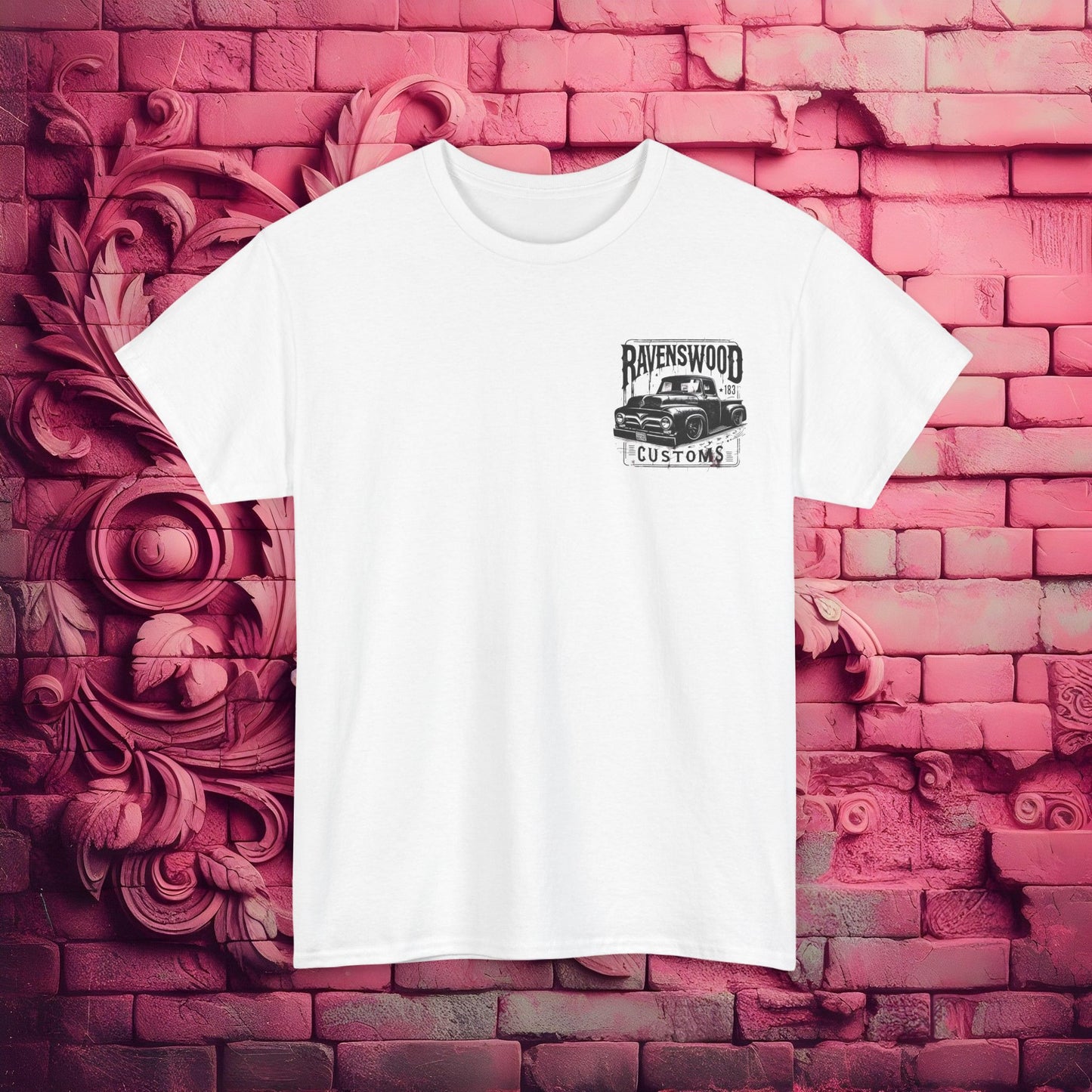 Ravenswood Customs Vintage Car Graphic Tee, Classic Car T-Shirt, Unisex Heavy Cotton Tee
