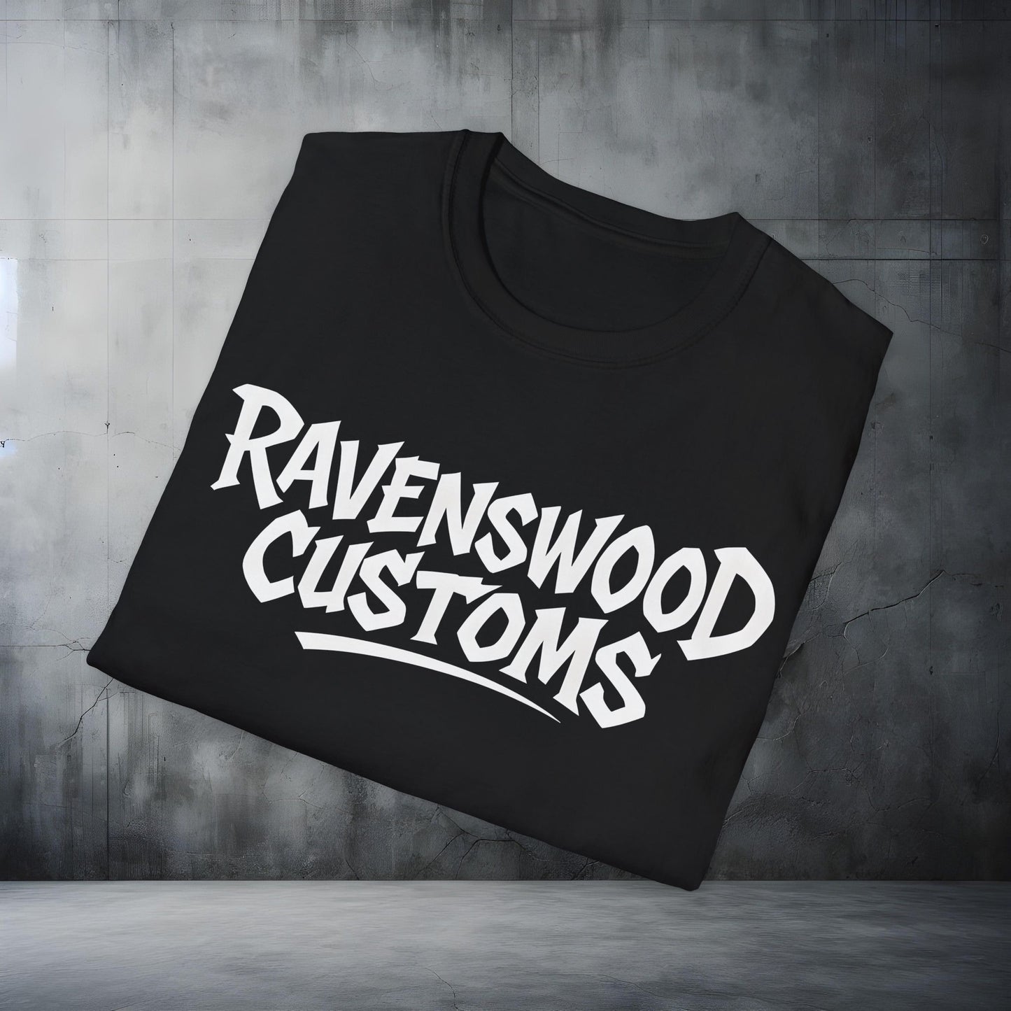 Ravenswood Customs Orange Falcon Graphic Car T-Shirt, Automotive Apparel, Unisex Tee