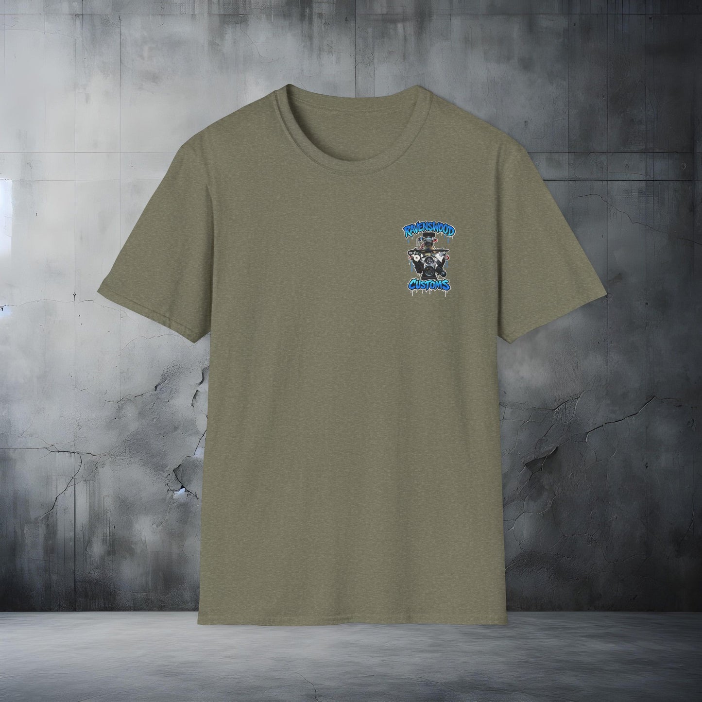 Ravenswood Customs 385ci Holden V8 Engine Graphic T-Shirt
