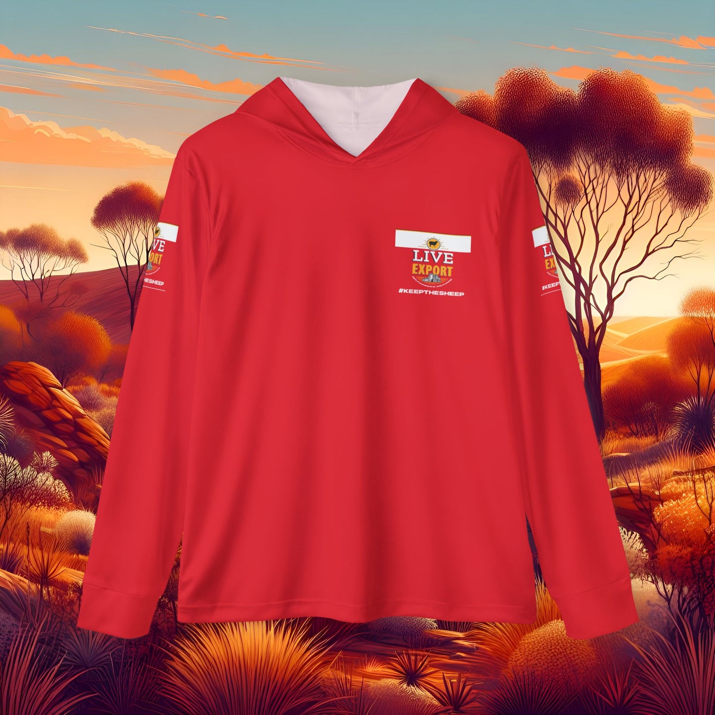Live Export Men's Sports Warmup Hoodie - LIVE EXPORT #KEEPTHESHEEP