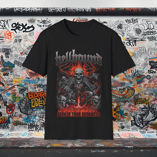 Hellbound T-Shirt - Dark Fantasy Apparel, Unisex Graphic Tee, Edgy Streetwear, Halloween Costume, Music Festival Wear