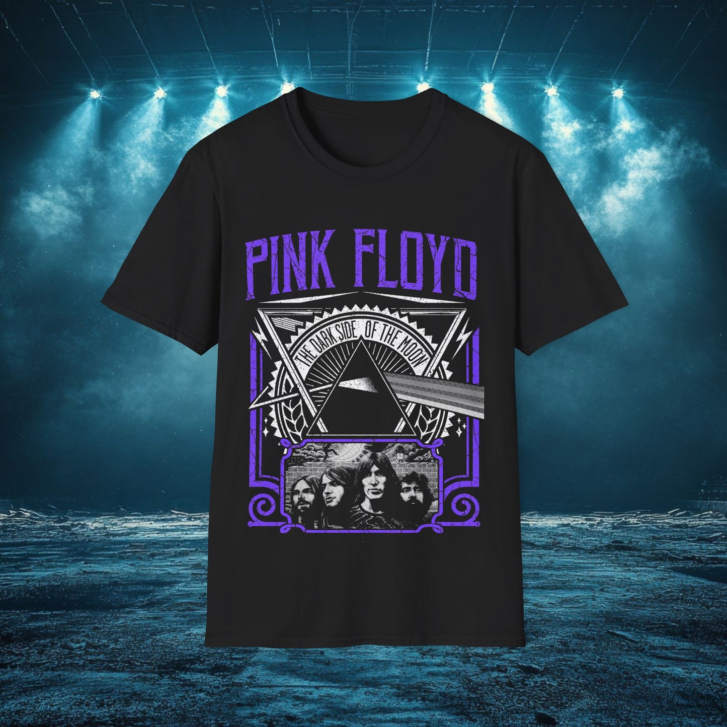 Retro The Floyd Unisex T-Shirt, Vintage Rock Tee, Music Lover Gift, Concert Apparel, Band Merchandise