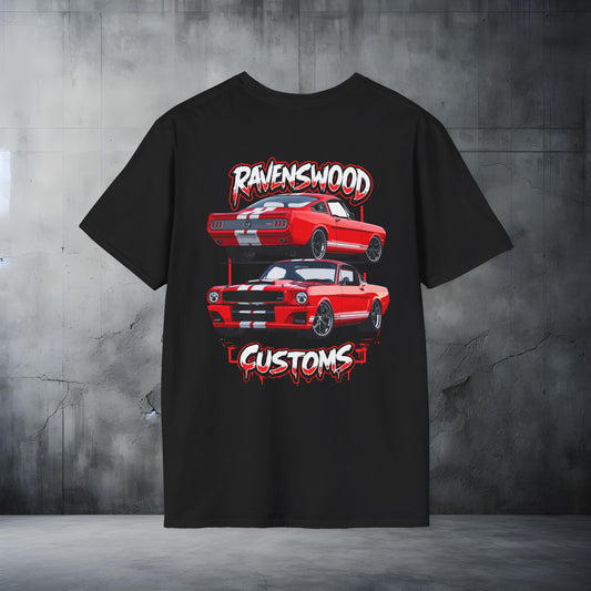 Ravenswood Customs Harrop-blown Pro Touring ‘65 Mustang Fastback Graphic Tee