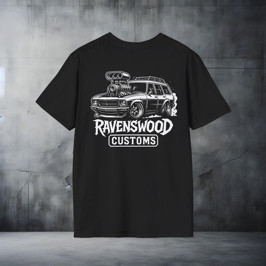 Ravenswood Customs HQ Wagon T-Shirt | Unisex Softstyle Tee