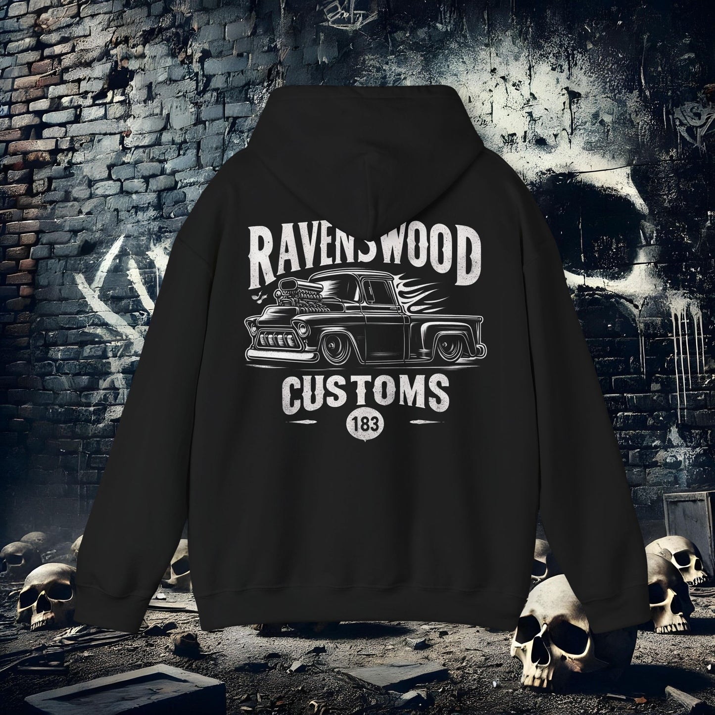 Ravenswood Customs Vintage Apache, Unisex Hooded Sweatshirt