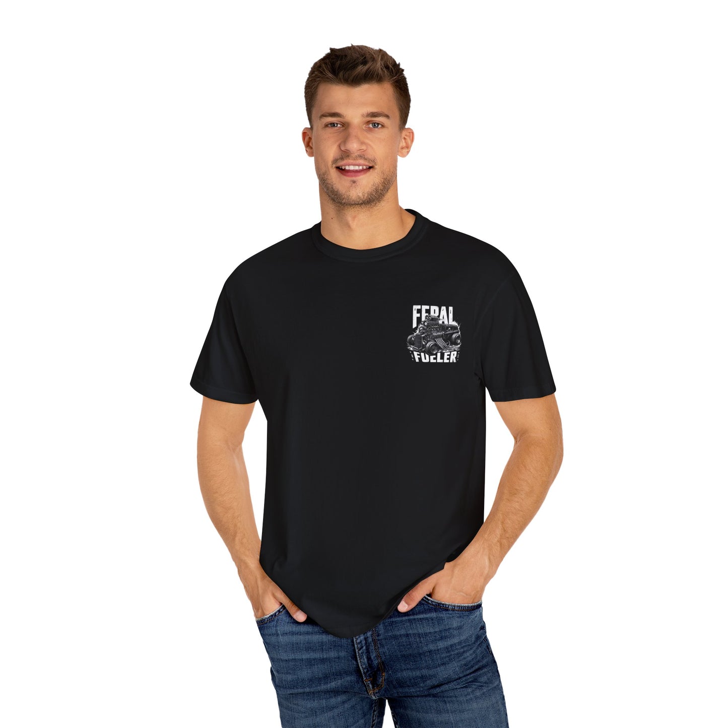 Feral Fueler Unisex Garment-Dyed T-shirt