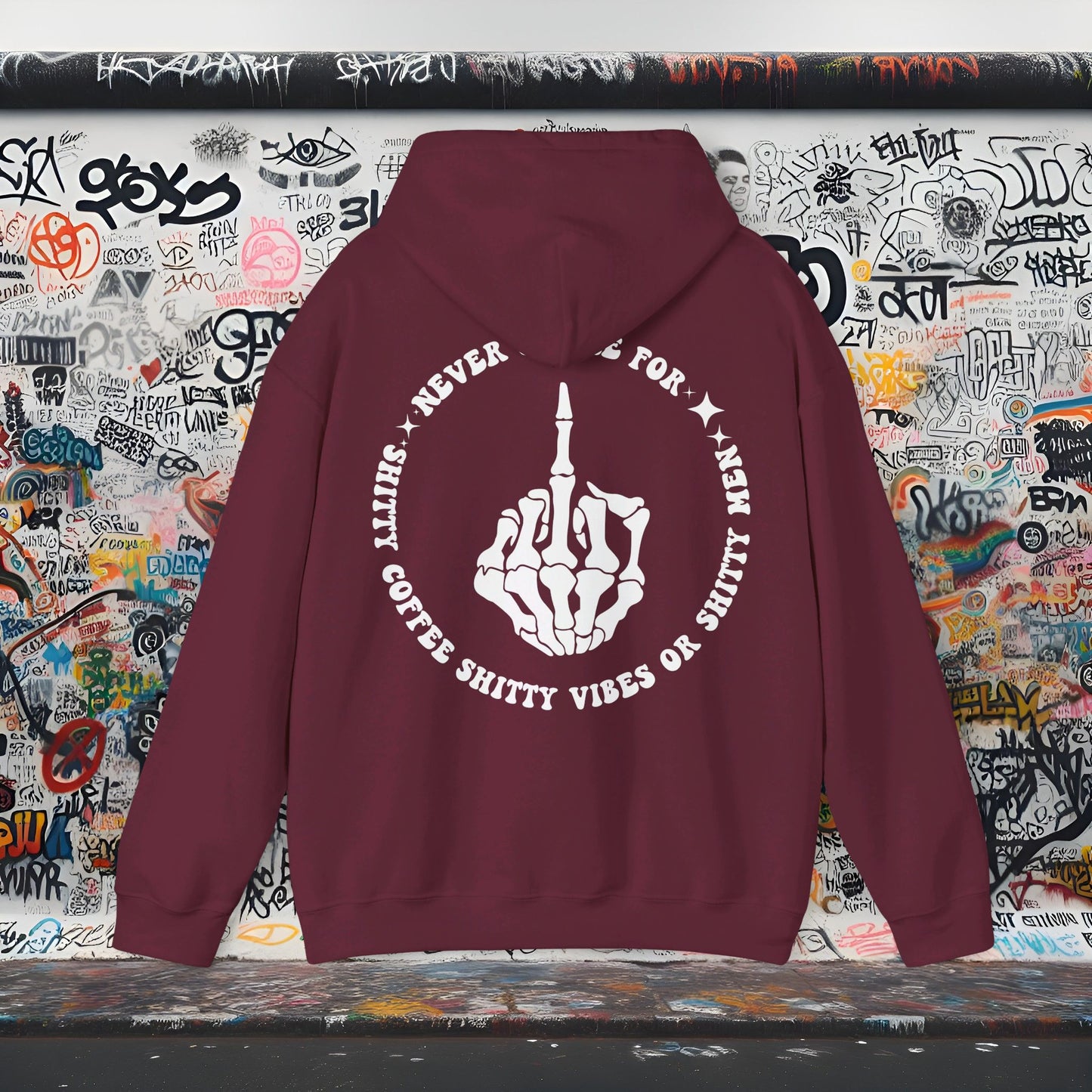 Never Settle Unisex Heavy Blend™ Hooded Sweatshirt