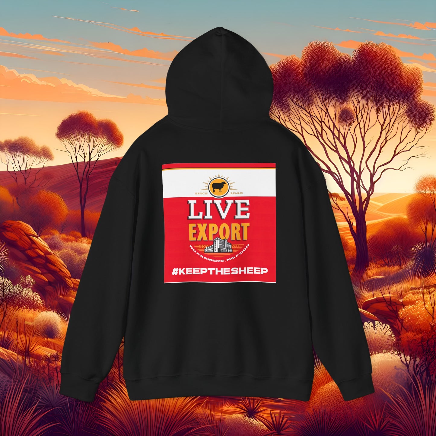 Live Export Keep the Sheep Unisex Heavy Blend™ Hooded Sweatshirt