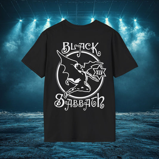 Sabbath XLV Unisex T-Shirt, Softstyle Tee, Dark Fantasy Shirt, Art Tee for Music Lovers, Perfect for Gifts