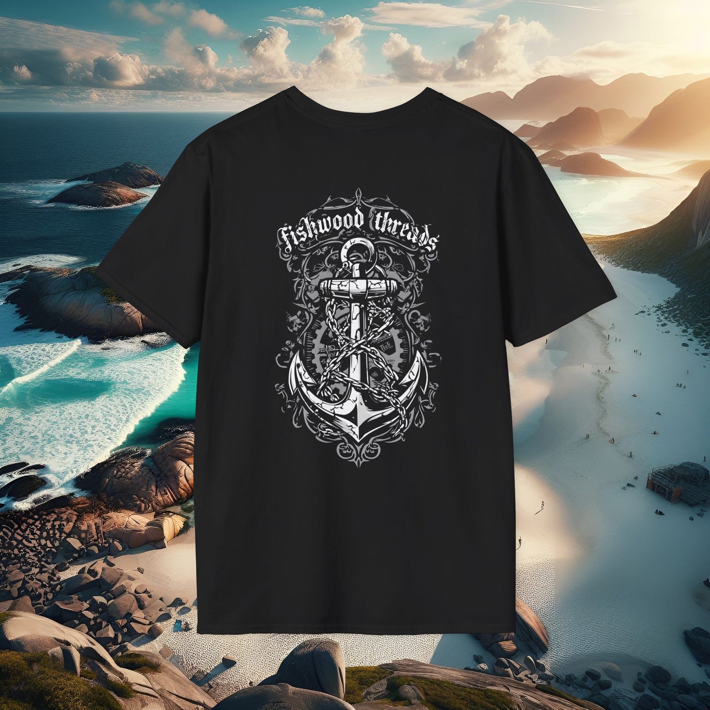 Anchor Crest T-Shirt — Fishwood Threads Nautical Graphic Tee