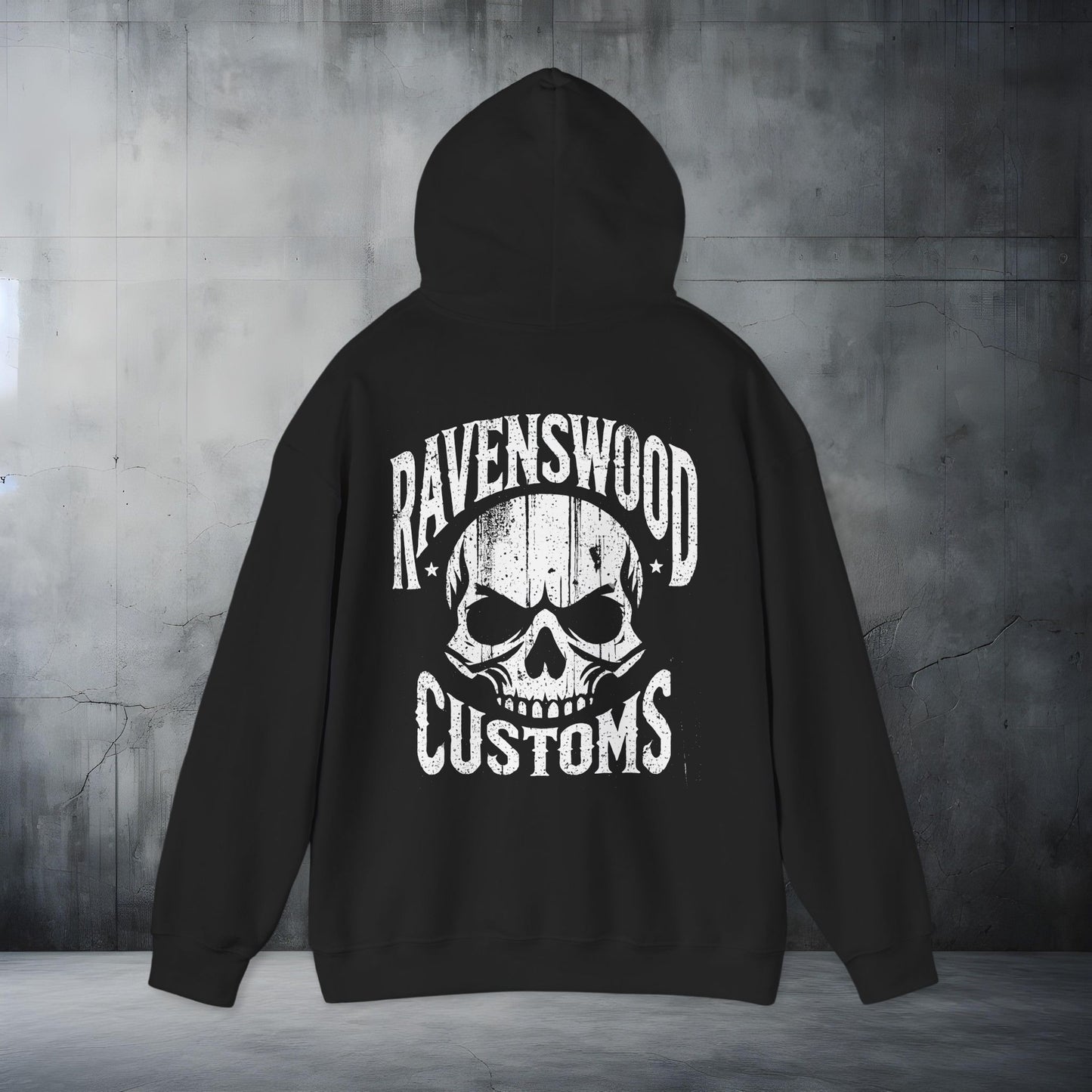 Ravenswood Customs Skull Logo Unisex Heavy Blend™ Hooded Sweatshirt
