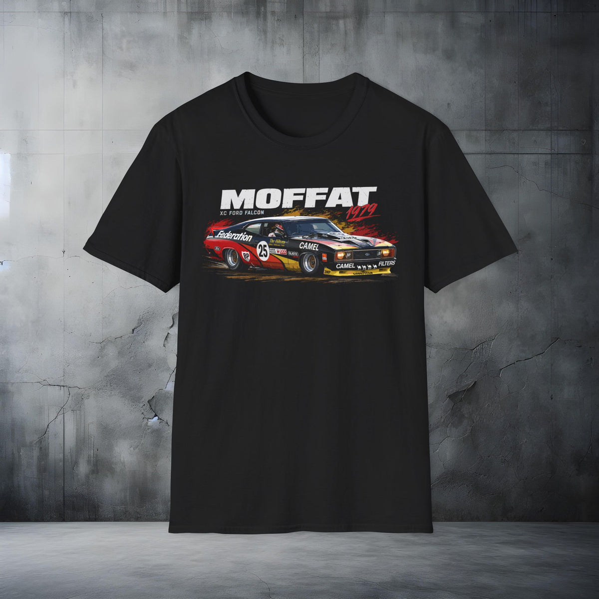 Moffat Racing Muscle Car T‑Shirt Retro Bathurst V8 Tribute Tee