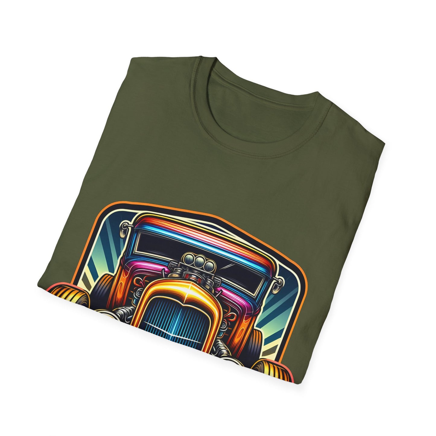 Toon Hot Rod 2 Unisex Softstyle T-Shirt