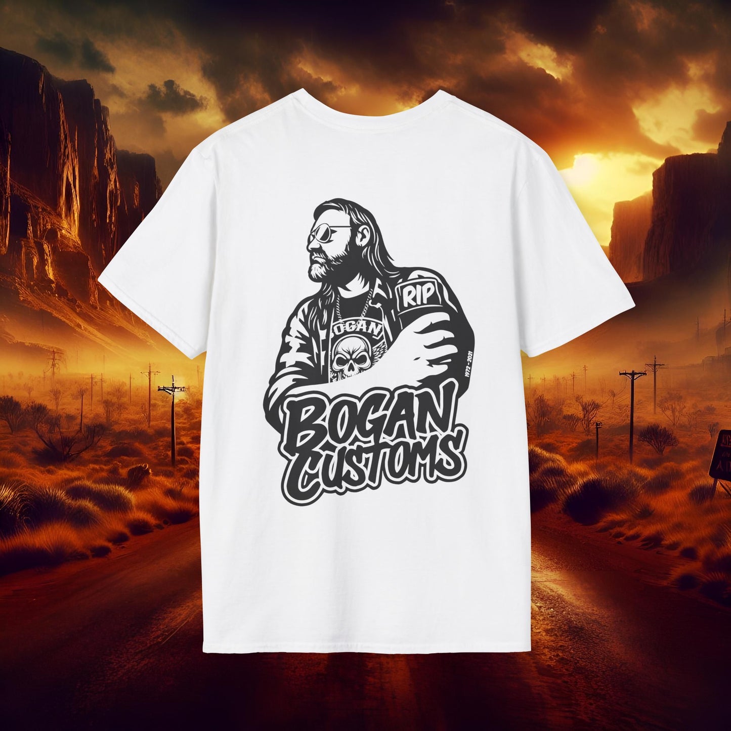 RIP Bogan Customs T-Shirt Graphic Tee