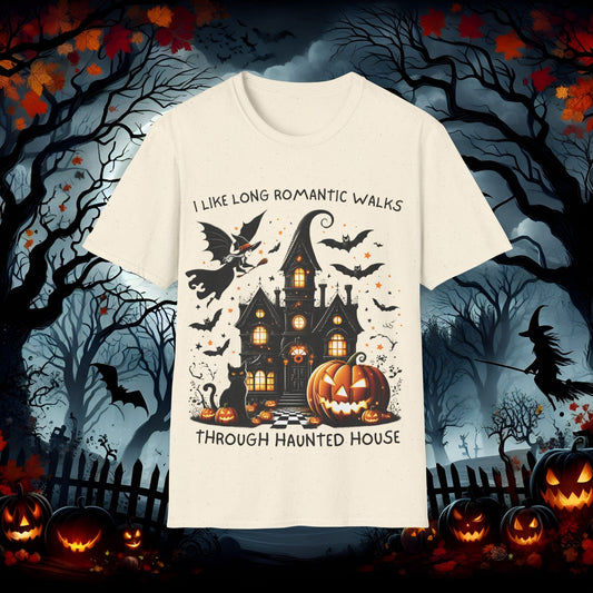 Haunted House Unisex Softstyle T-Shirt