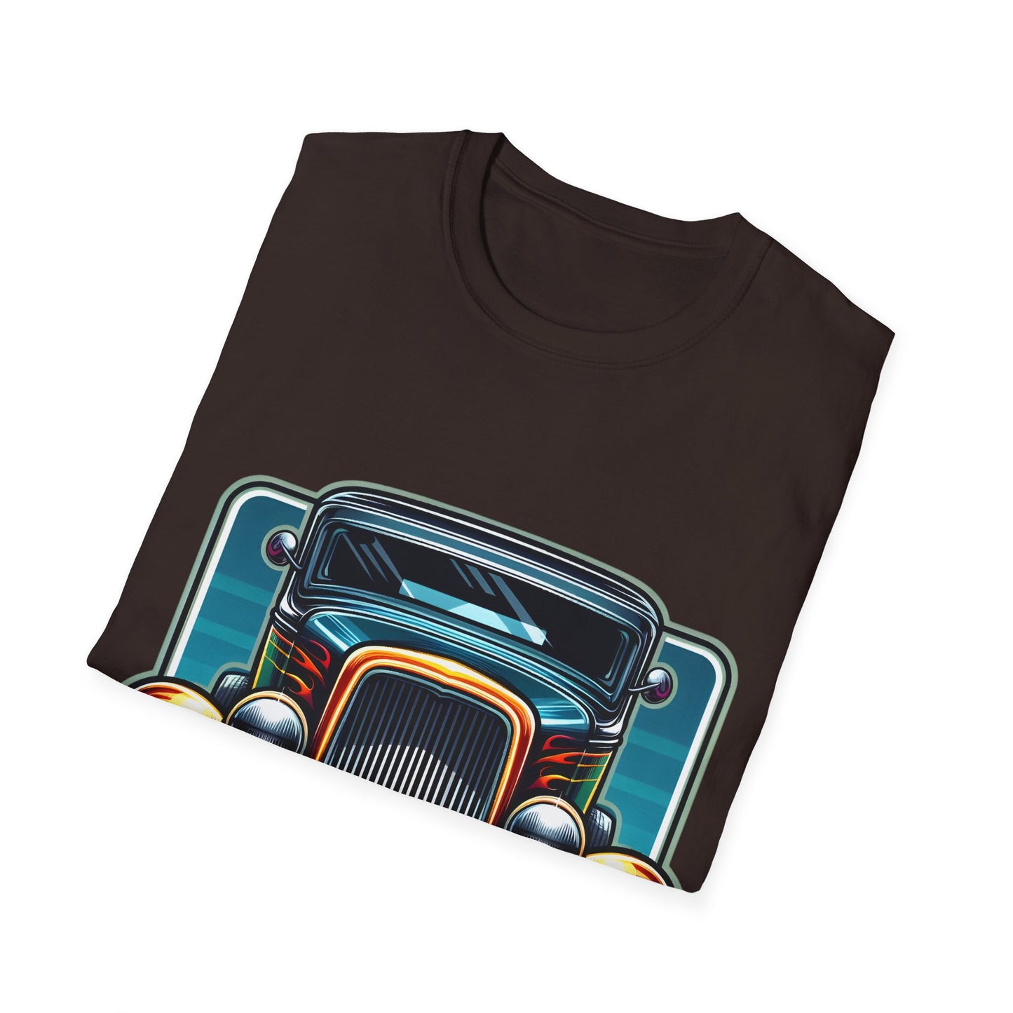 Toon Hot Rod 1 Unisex Softstyle T-Shirt