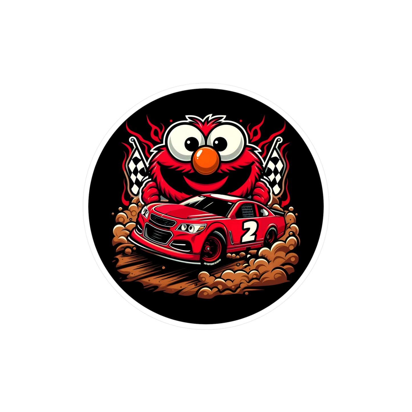 Elmo 2 Kiss-Cut Vinyl Decals