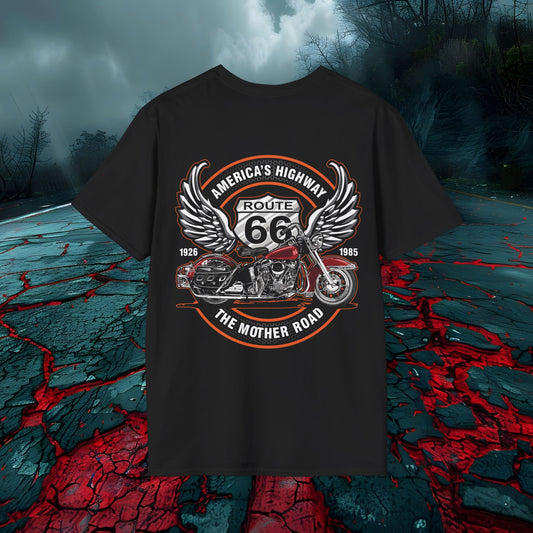 Route 66 Unisex Softstyle T-Shirt