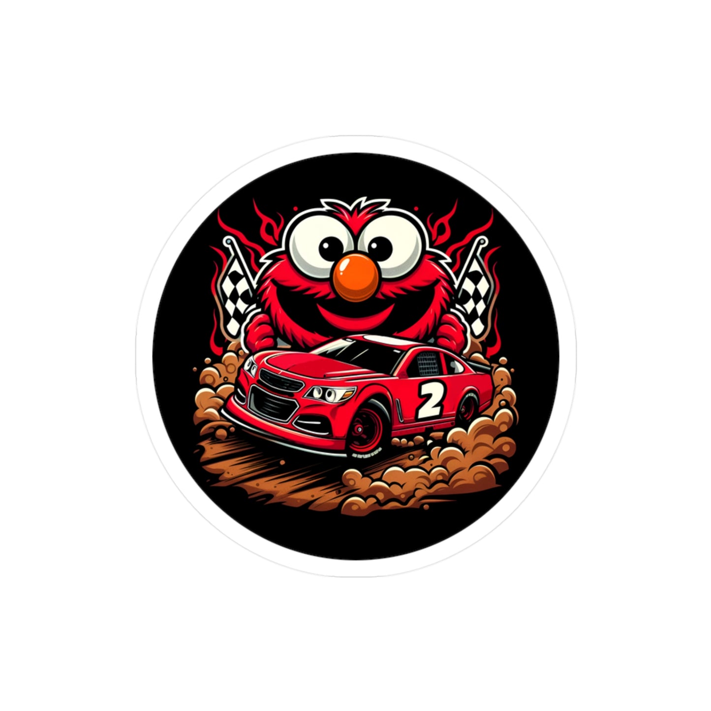 Elmo 2 Kiss-Cut Vinyl Decals