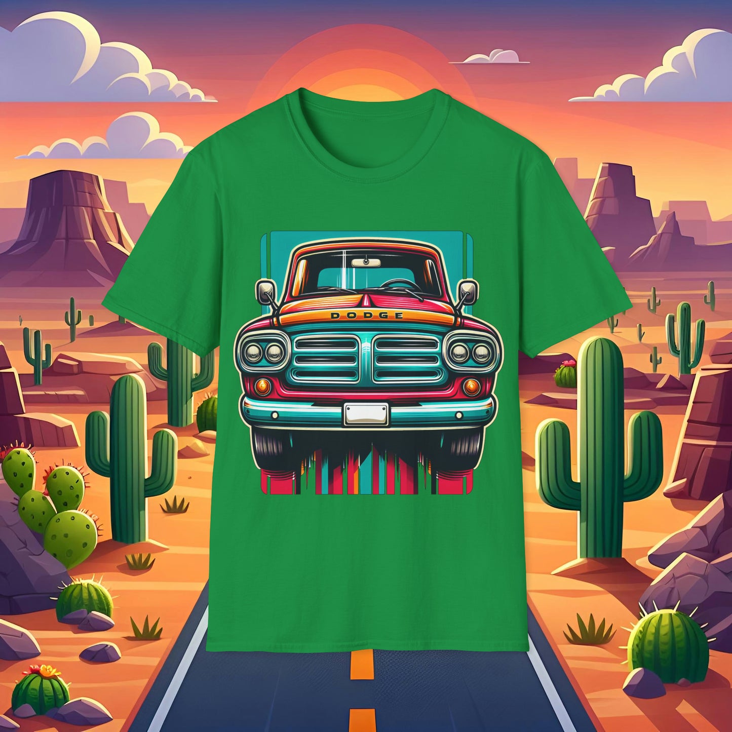 Toon Dodge 1 Unisex Softstyle T-Shirt