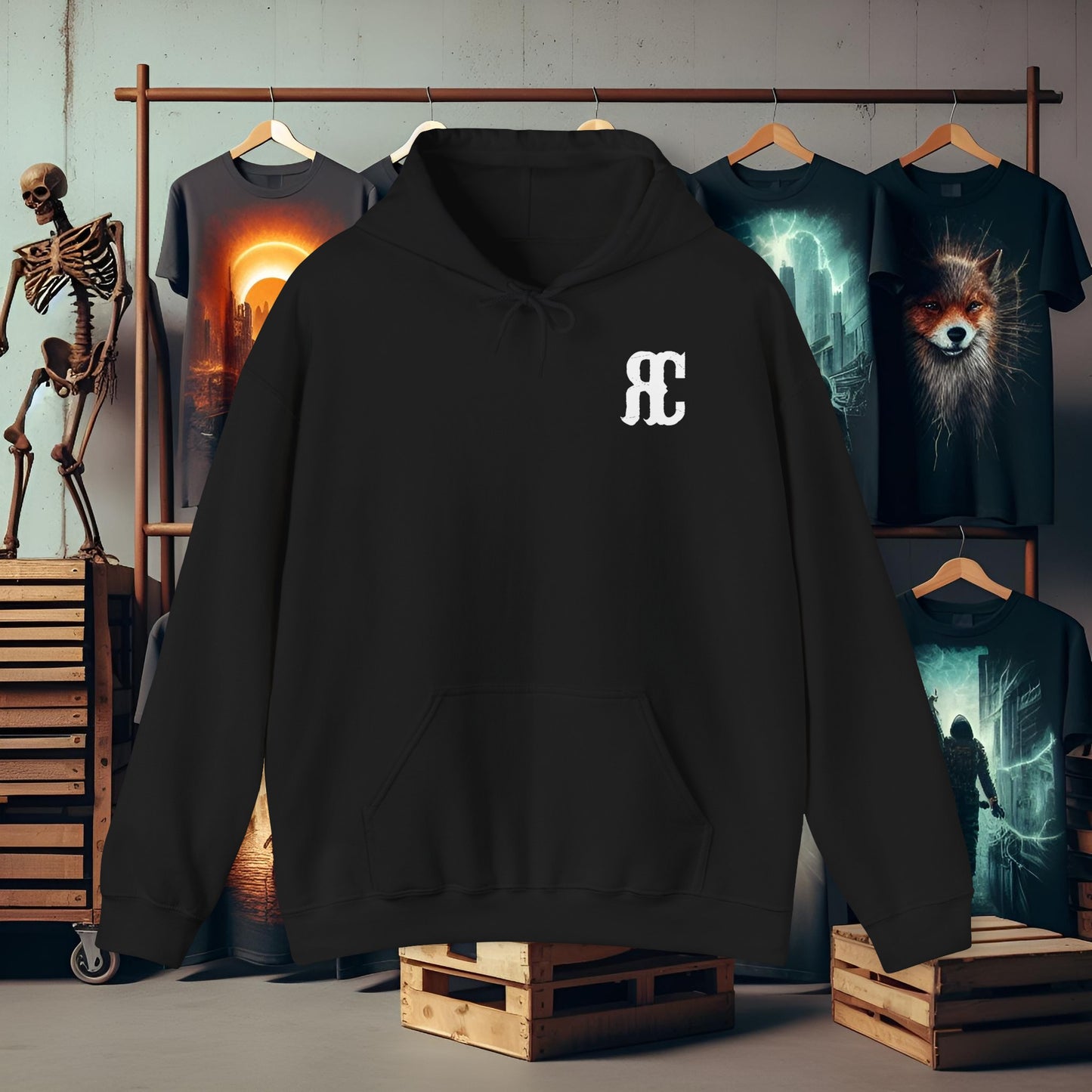 Black Label RC Unisex Heavy Blend™ Hooded Sweatshirt