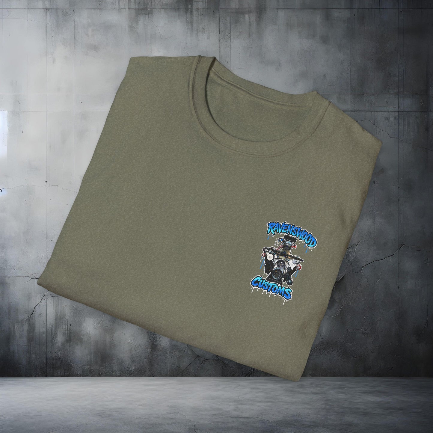 Ravenswood Customs 385ci Holden V8 Engine Graphic T-Shirt