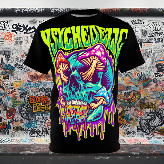 Psychedelic Unisex Cut & Sew Tee (AOP)