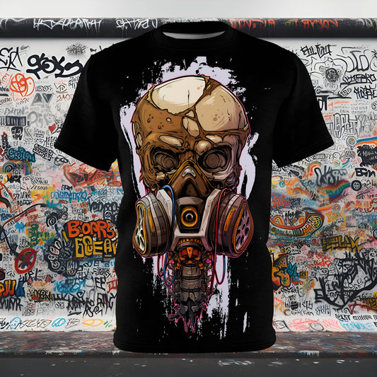 Zombie Skull Unisex Cut & Sew Tee (AOP)